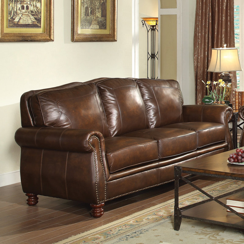 rivet leather sofa rivet leather sofa